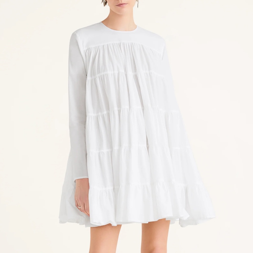 Merlette NYC Soliman Tiered Dress in White Size XS